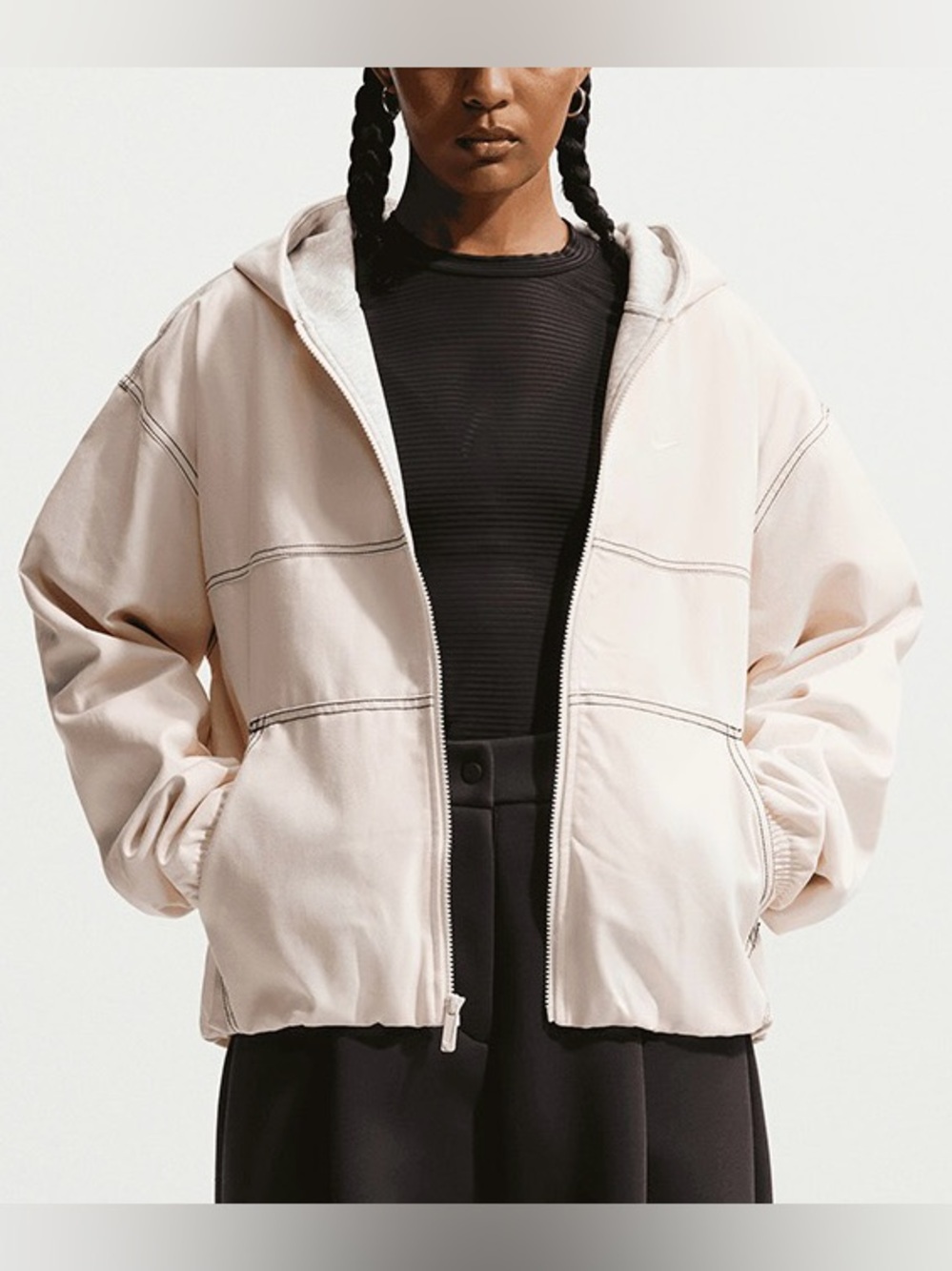 Nike Sportswear Women's Oversized hooded Workwear utility Jacket